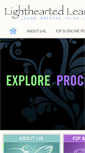 Mobile Screenshot of lightheartedlearning.com