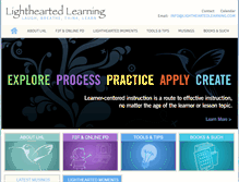 Tablet Screenshot of lightheartedlearning.com